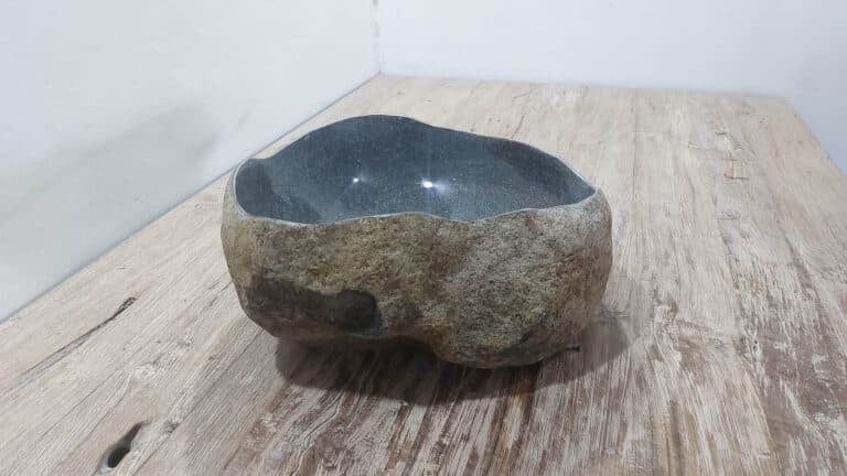 Riviersteen waskom RVM250309, 41x39x15 cm