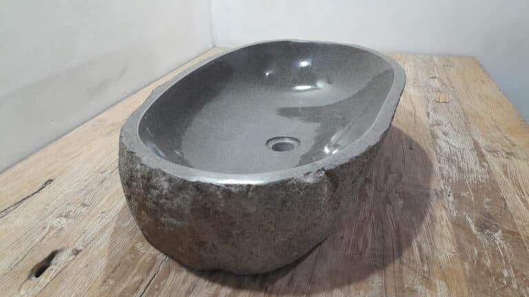 Riviersteen waskom RXXL2503720, 72x41x15 cm