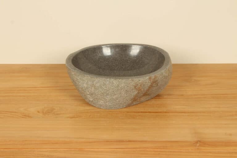 Rivierstenen waskom RS020323, 32x28x12 cm