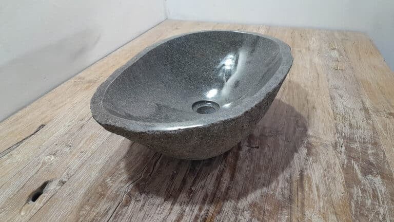 Wasbak riviersteen RL250319, 58x36x15 cm