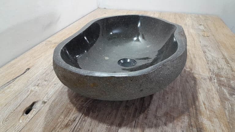 Wasbak riviersteen RL250329, 57x36x15 cm