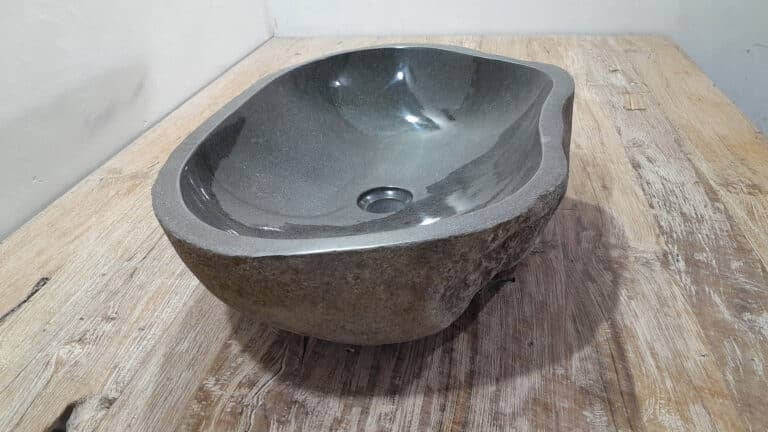Wasbak riviersteen RL250355, 58x39x15 cm