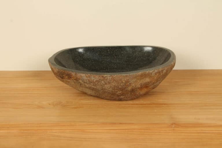 Wasbak riviersteen RM030368, 49x34x15 cm