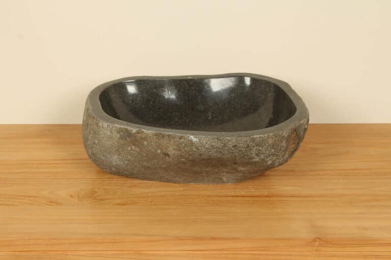 Wasbak riviersteen RM030369, 45x36x15 cm