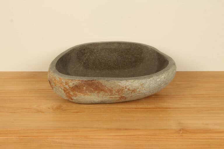 Wasbak riviersteen RM030373, 45x44x15 cm