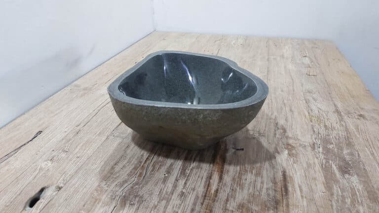 Wasbak riviersteen RS250301, 36x35x15 cm