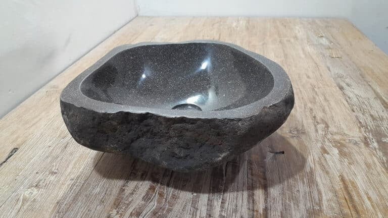 Wasbak riviersteen RS250315, 38x36x15 cm
