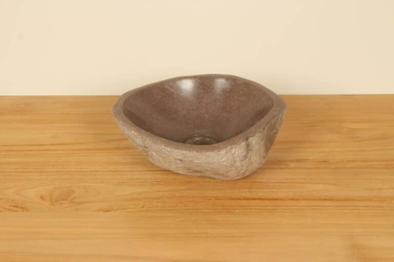 Wasbak riviersteen RXXS010302, 27x26x12 cm