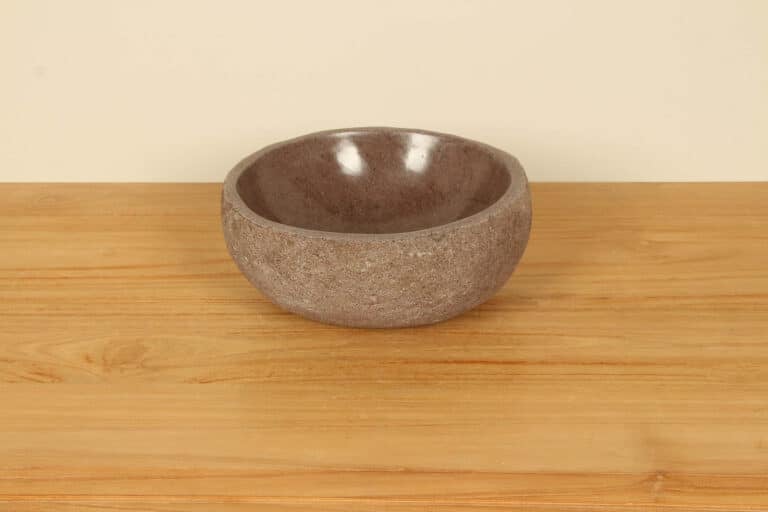 Wasbak riviersteen RXXS010303, 27x25x12 cm