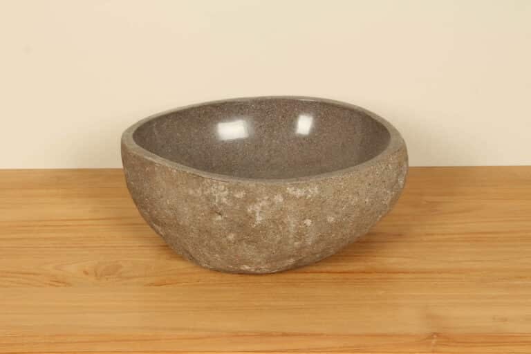 Waskom riviersteen RM030334, 40x37x15 cm