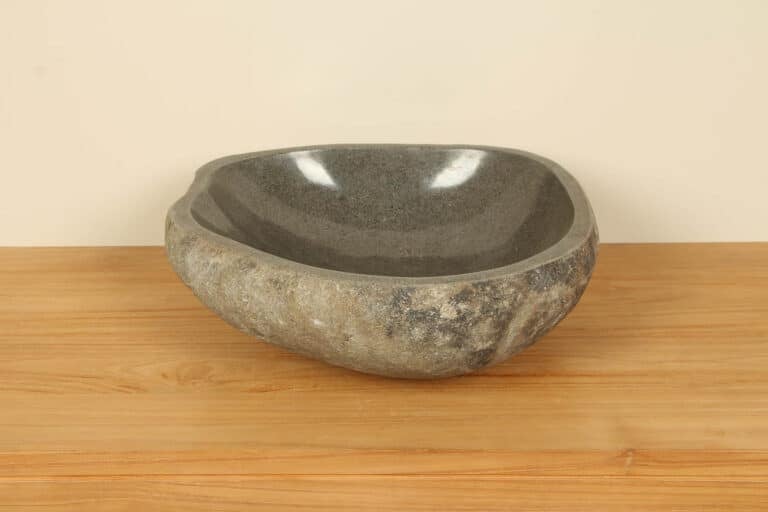 Waskom riviersteen RM030357, 44x44x15 cm