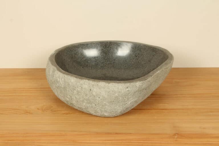 Waskom riviersteen RM030361, 45x41x15 cm