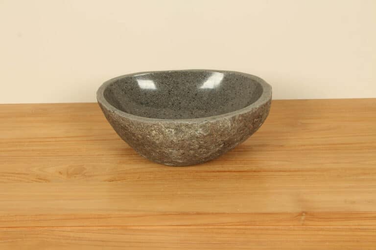 Waskom riviersteen RS020321, 35x29x15 cm
