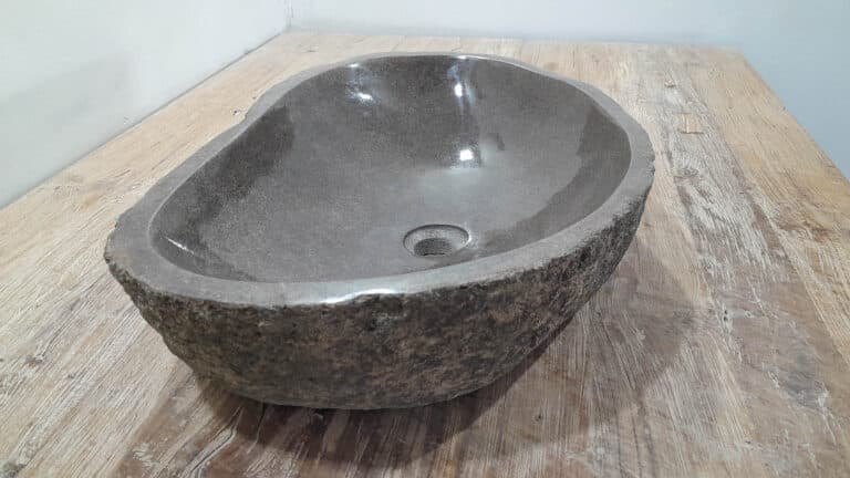Riviersteen waskom RL2511202, 57x39x15 cm