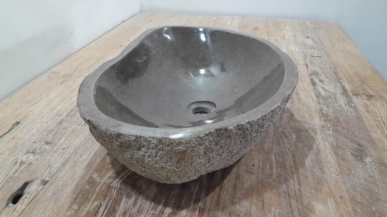 Riviersteen waskom RL2511207, 57x38x15 cm