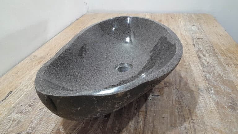 Riviersteen waskom RXL2511228, 64x36x15 cm