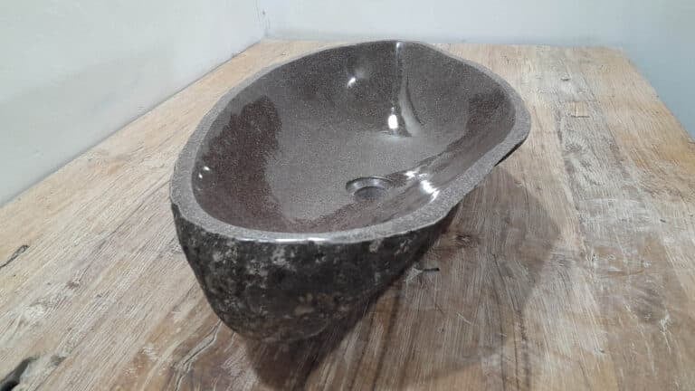 Riviersteen waskom RXL2511231, 65x37x15 cm