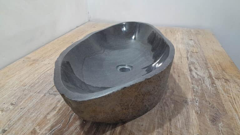 Riviersteen waskom RXXL25112705, 73x36x15 cm