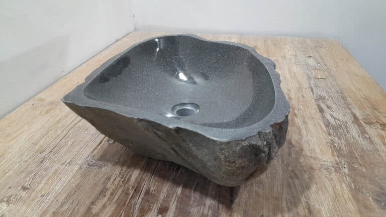 Rivierstenen waskom RL2511213, 54x38x15 cm