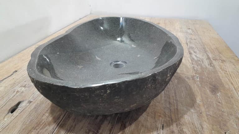 Wasbak riviersteen RXL2511213, 67x43x15 cm