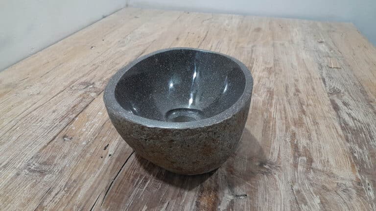 Wasbak riviersteen RXS2511212, 29x21x12 cm