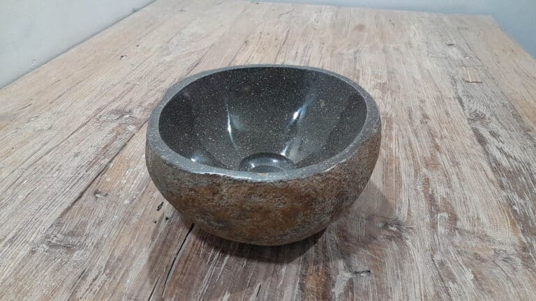 Wasbak riviersteen RXS2511213, 26x24x15 cm