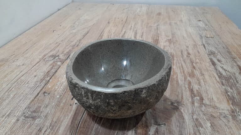 Wasbak riviersteen RXS2511214, 25x23x12 cm