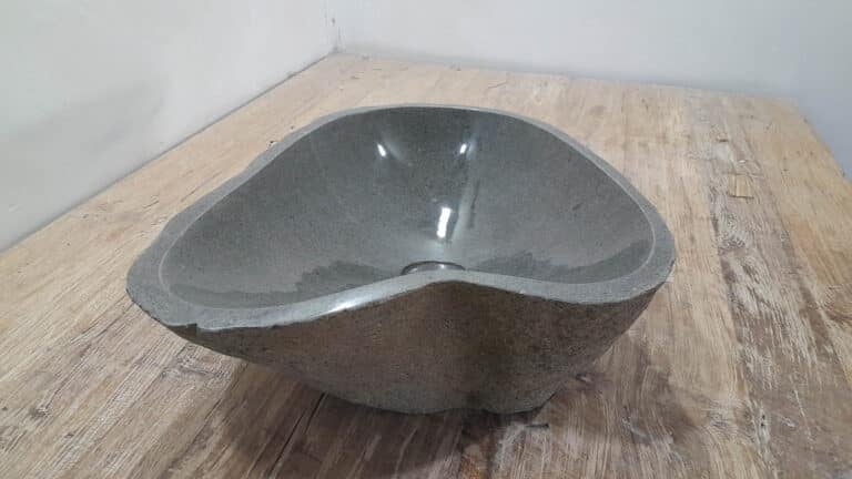 Waskom riviersteen RL2511222, 51x38x15 cm